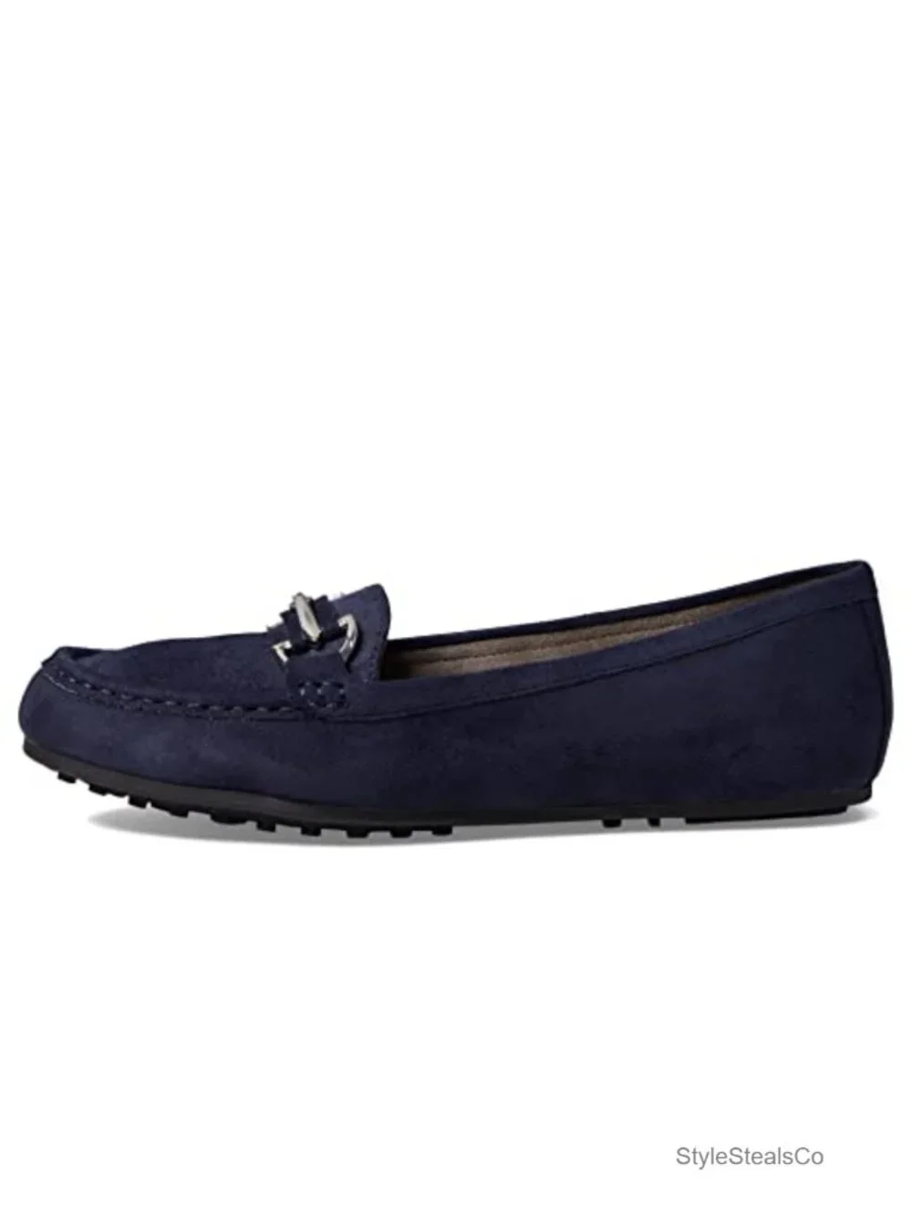 Faux Suede Driving Loafer with Core Comfort Technology - Slip Resistant